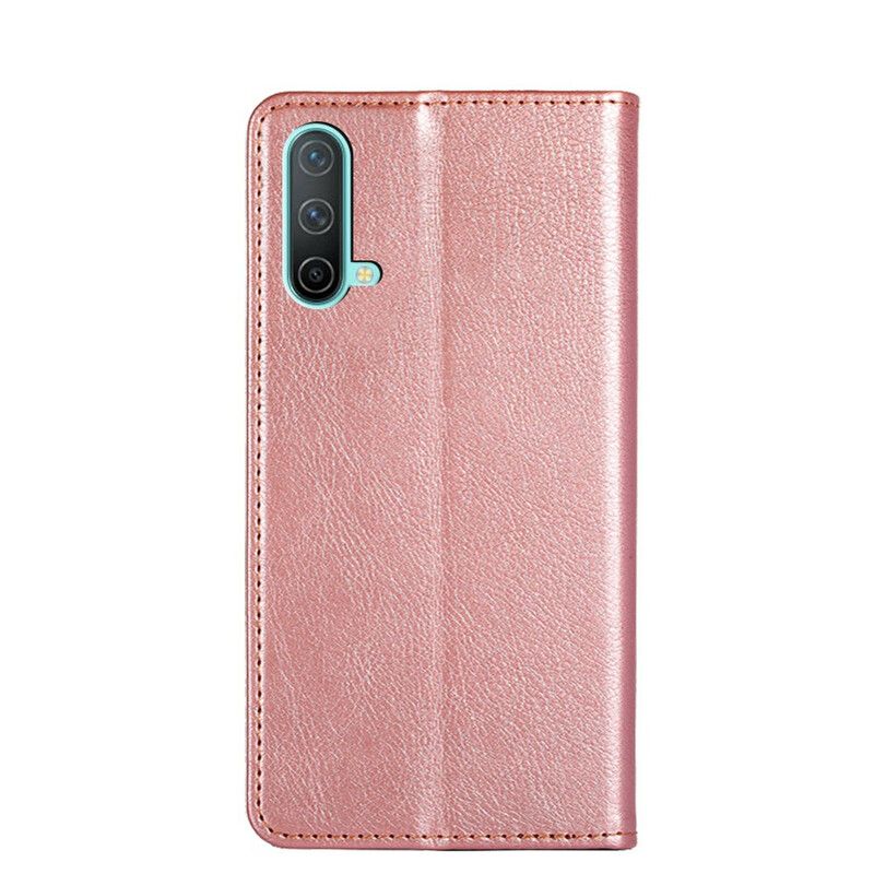 Folio-fodral Oneplus Nord Ce 5g Äkta Läder