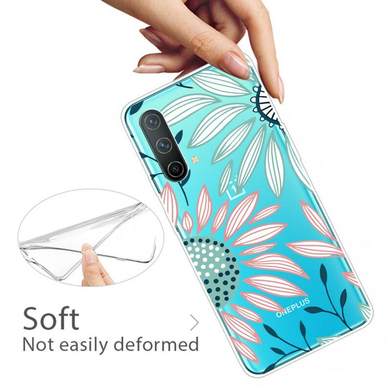 Skal För Oneplus Nord Ce 5g Transparent One Flower