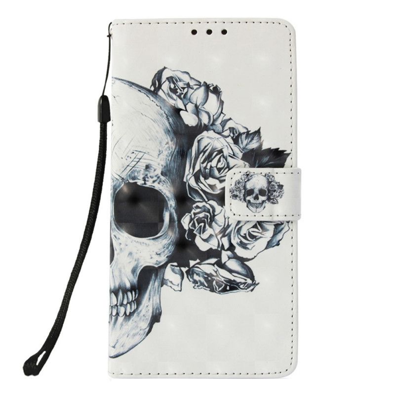 Fodral för Huawei P Smart Plus 2019 Blommig Skalle