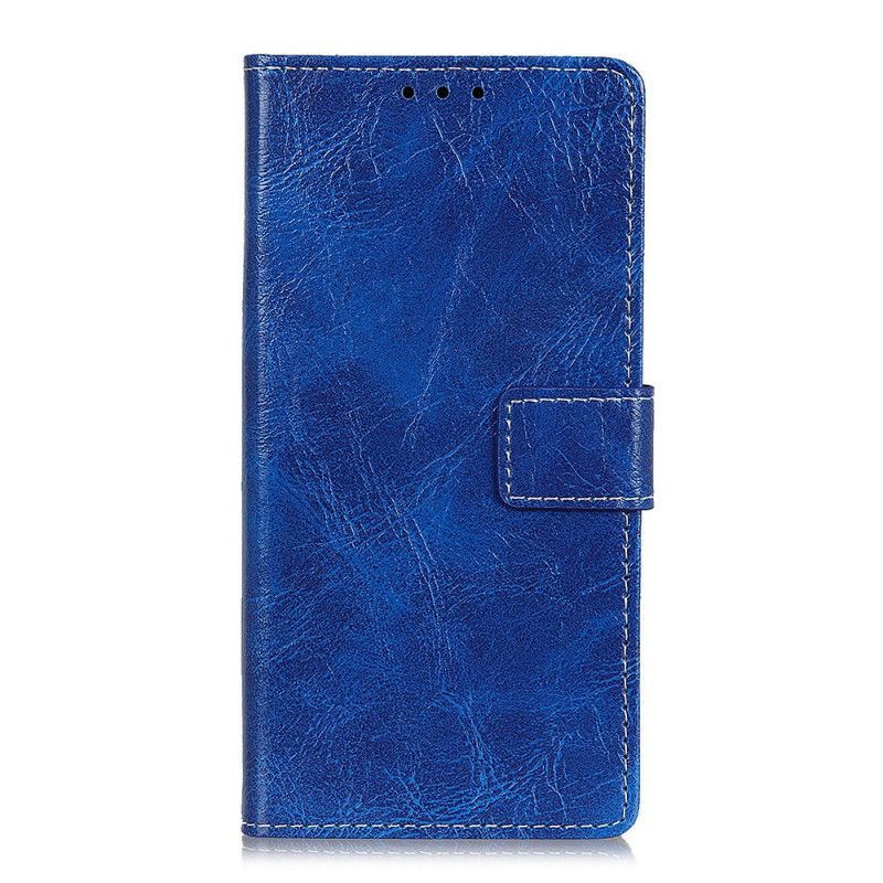 Fodral Huawei P Smart Plus 2019 Svart Glänsande Och Synliga Sömmar