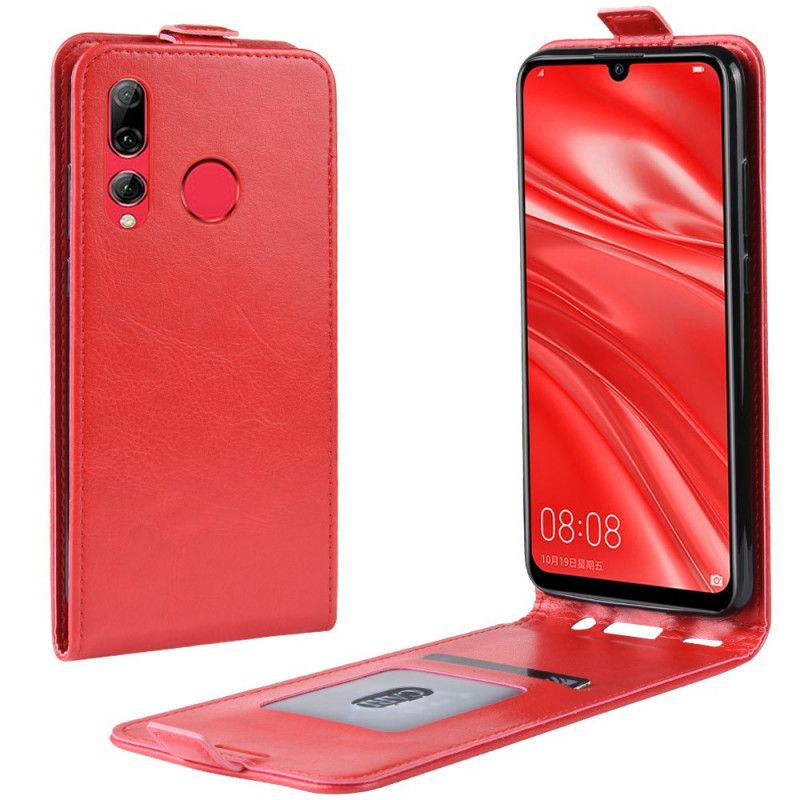 Fodral Huawei P Smart Plus 2019 Svart Vikbar Lädereffekt