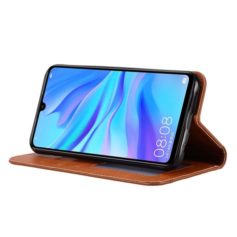 Folio-fodral för Huawei P Smart Plus 2019 Svart Korthållare I Konstläder