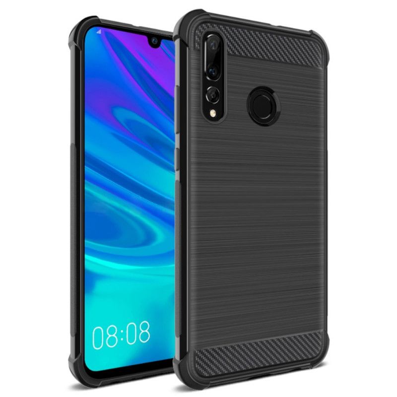 Skal för Huawei P Smart Plus 2019 Imak Borstad Kolfiber