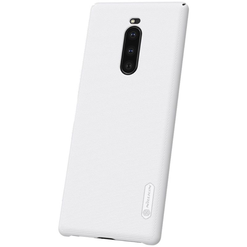 Skal Sony Xperia 1 Röd Mobilskal Stel Frostad Nillkin