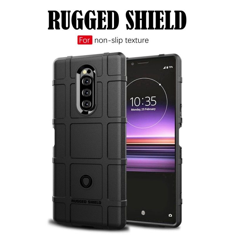 Skal Sony Xperia 1 Svart Robust Sköld
