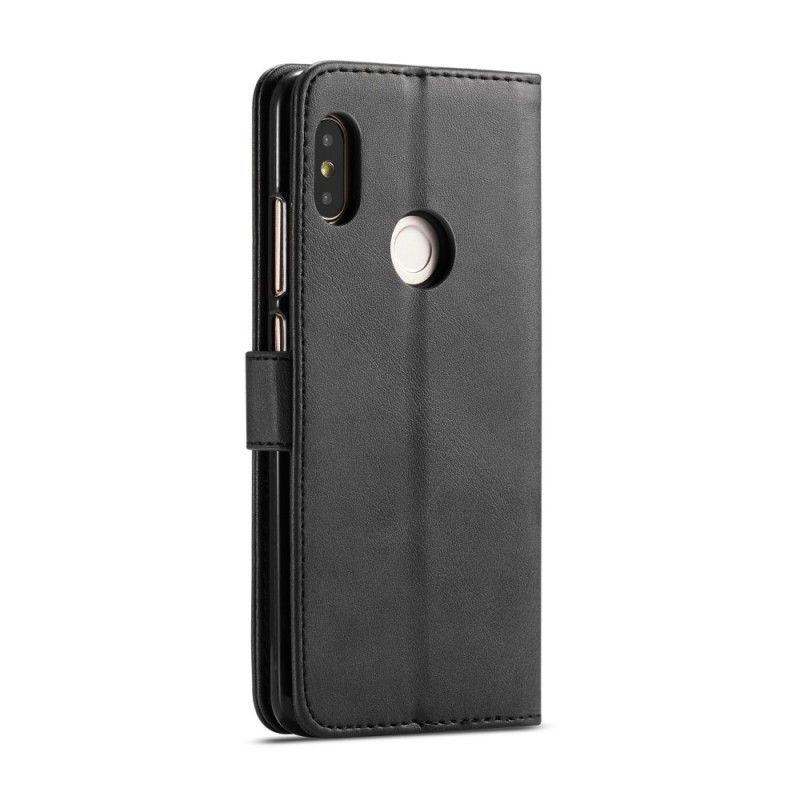 Fodral Xiaomi Redmi Note 5 Svart Lc.Imeeke Lädereffekt