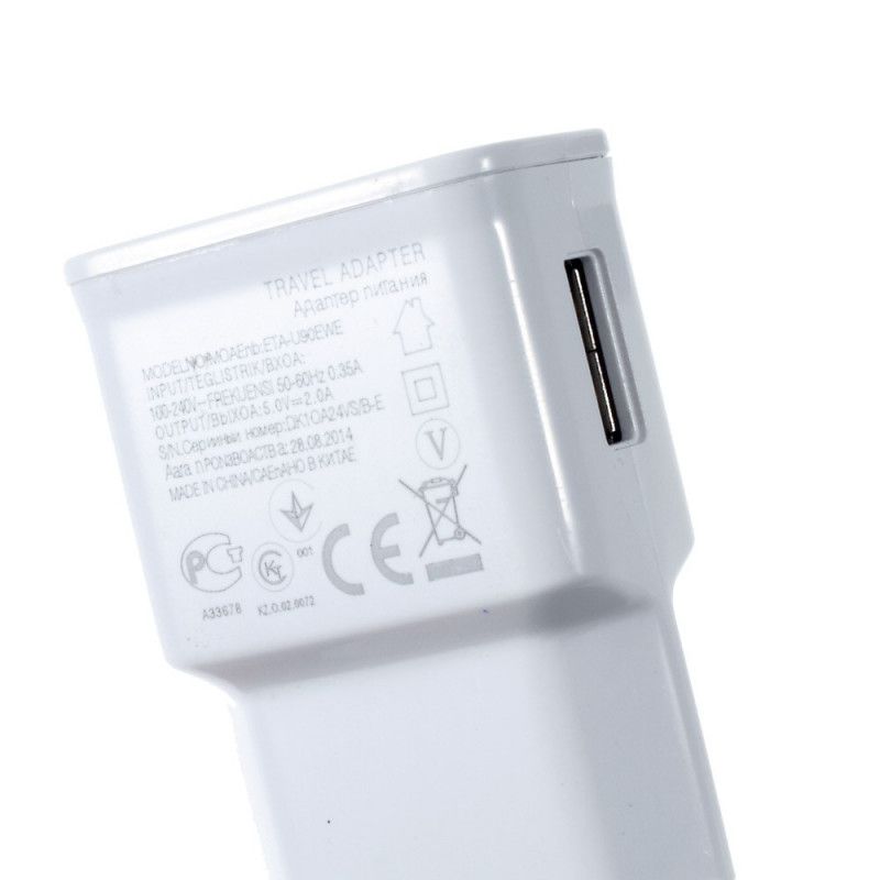 2A Usb-Laddare Adapter Eu-Kontakt