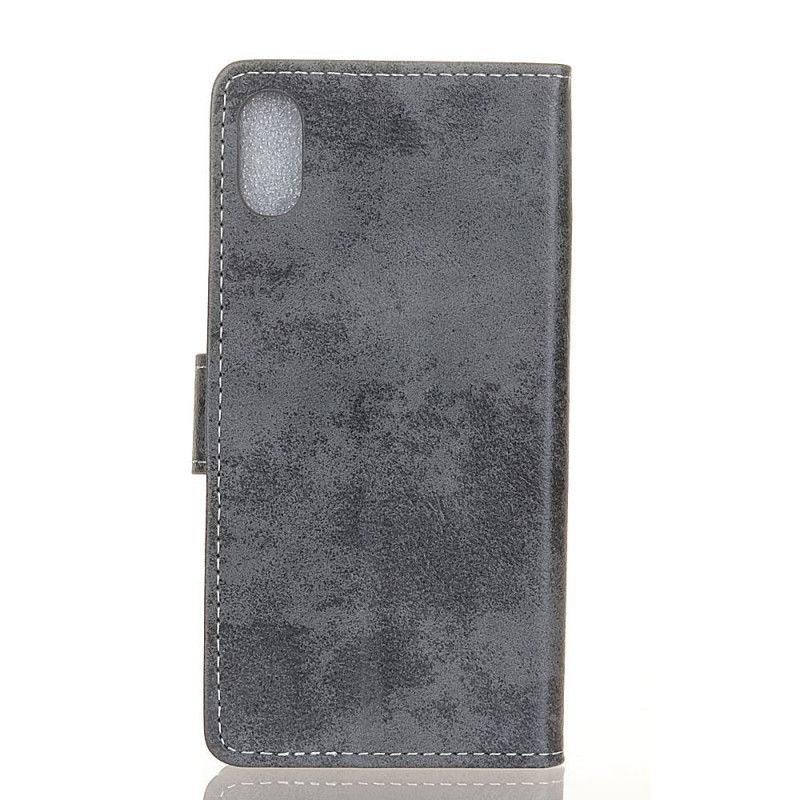 Fodral Alcatel 1B (2020) Grå Vintage Konstläder