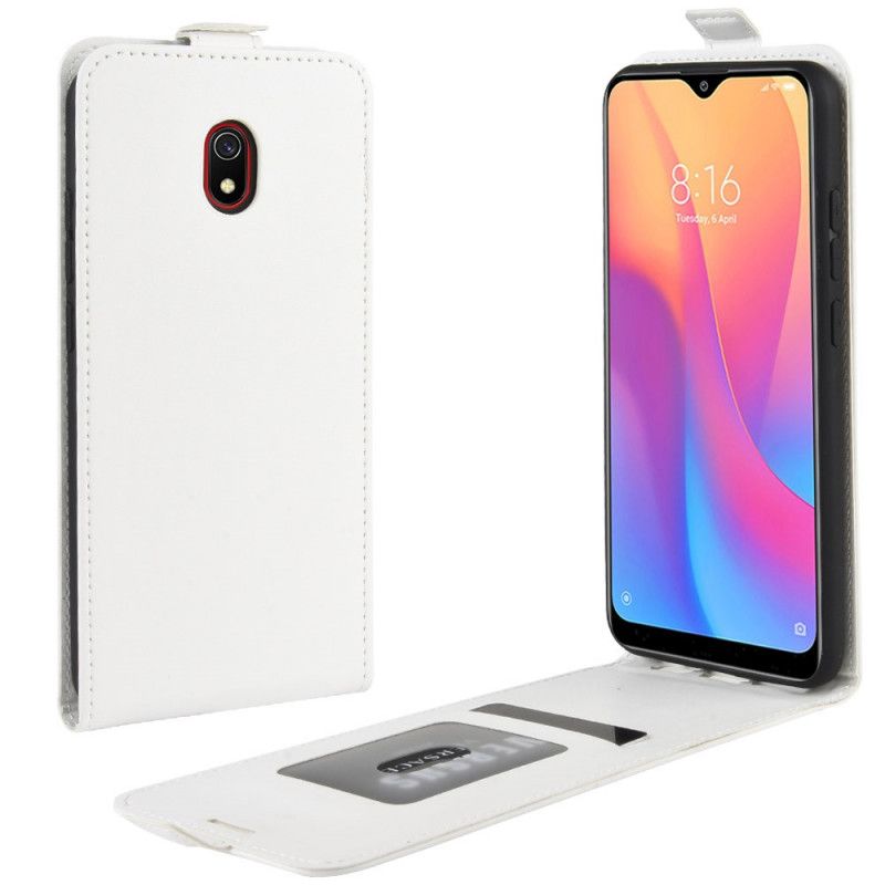 Fodral för Xiaomi Redmi 8A Svart Vikbar Lädereffekt