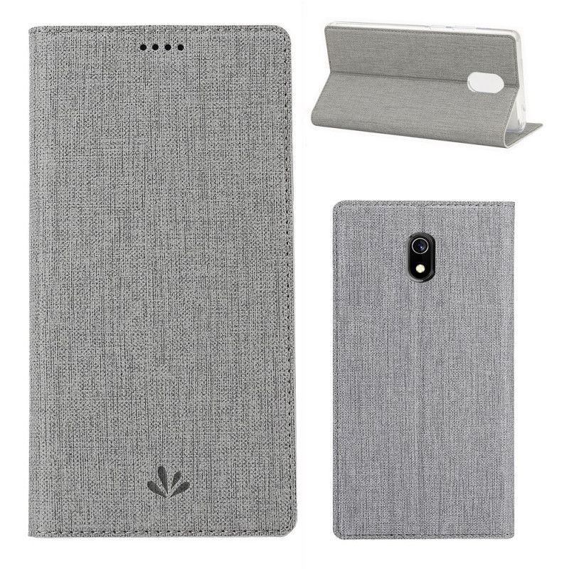 Folio-fodral för Xiaomi Redmi 8A Svart Texturerat