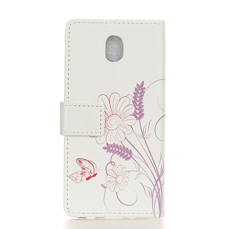 Skyddsfodral Xiaomi Redmi 8A Rita Fjärilar Och Blommor