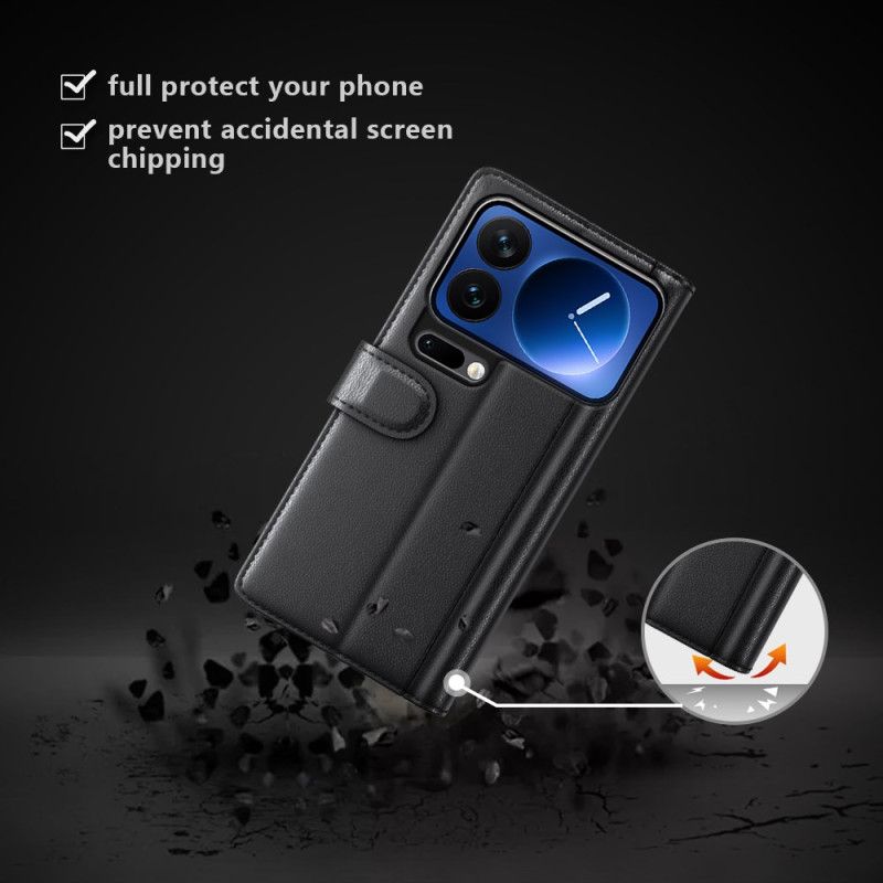 Fodral För Xiaomi 17 Pro Max Äkta Läder