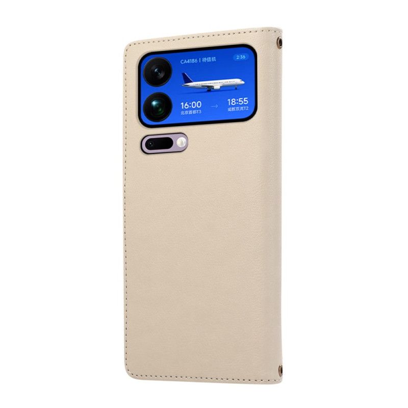 Fodral För Xiaomi 17 Pro Max Flera Kortfack Och Handledsrem