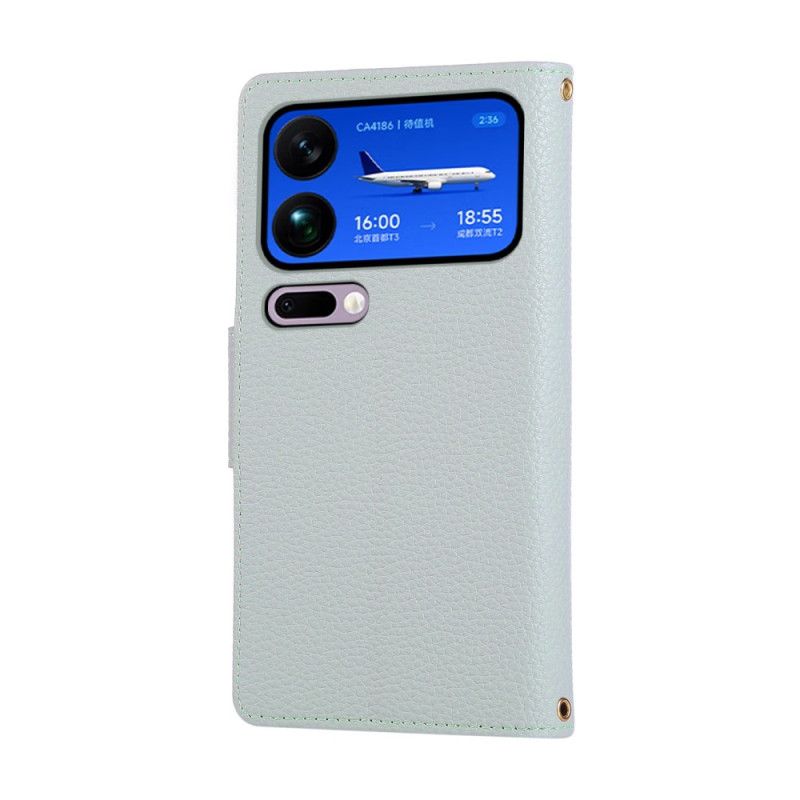 Fodral För Xiaomi 17 Pro Max Vintage Plånbok Med Dragkedja