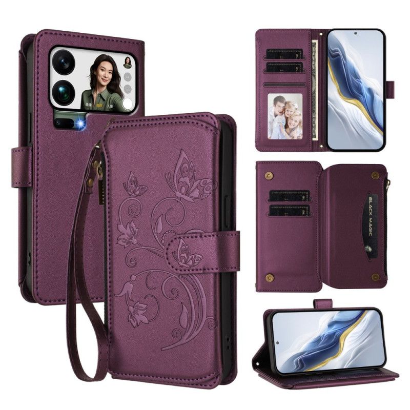 Fodral Xiaomi 17 Pro Max Blommig Plånbok