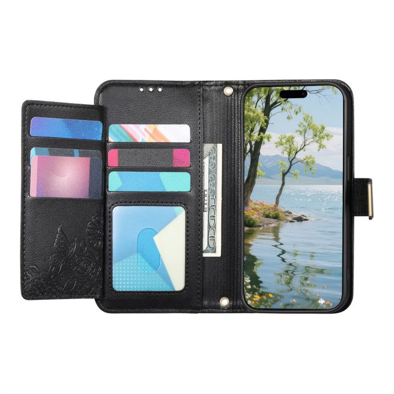 Fodral Xiaomi 17 Pro Max Blommigt Mönsterplånbok