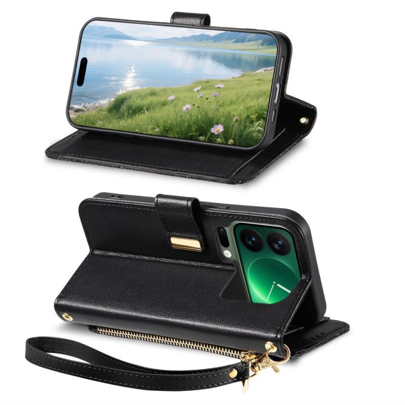 Fodral Xiaomi 17 Pro Max Blommigt Mönsterplånbok