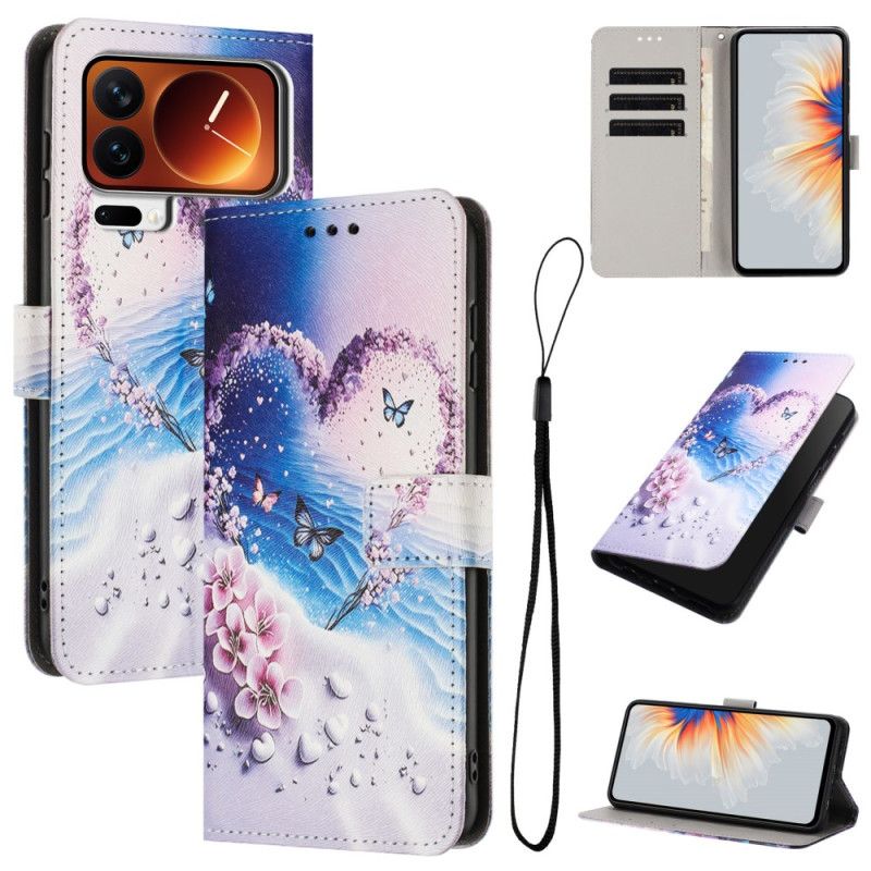 Fodral Xiaomi 17 Pro Max Fjärilshjärta