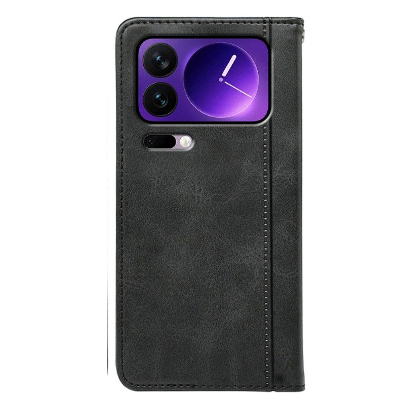 Folio-fodral Xiaomi 17 Pro Max Kantband