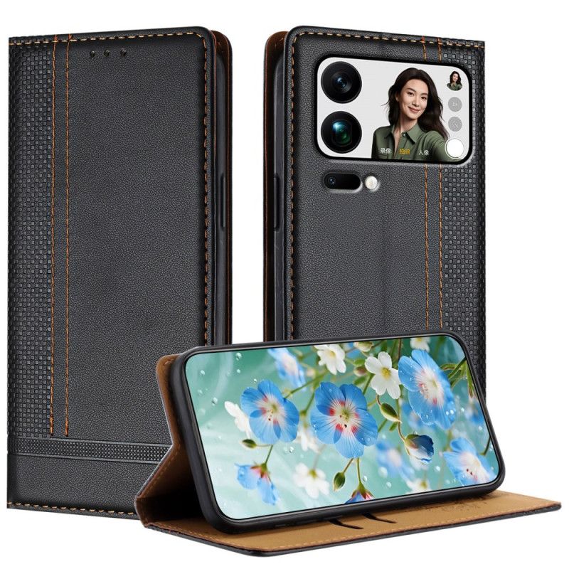 Folio-fodral Xiaomi 17 Pro Max Sömnad