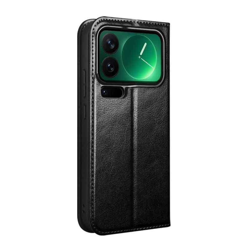 Folio-fodral Xiaomi 17 Pro Max Telefonfodral Qialino Äkta Läder