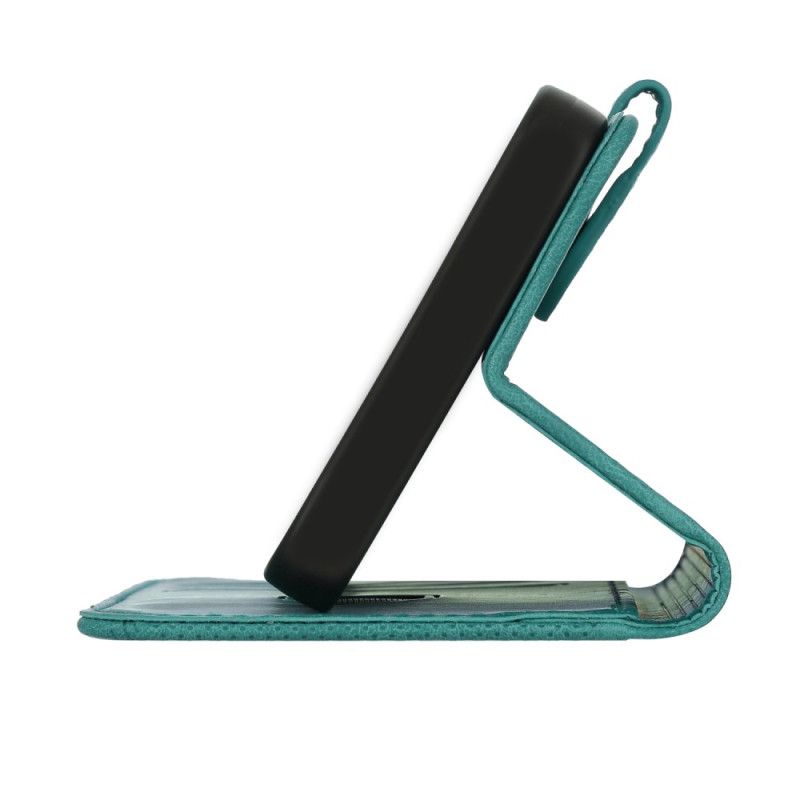 Läderskal Fodral Xiaomi 17 Pro Max Fjärils- Och Geometrisk Design