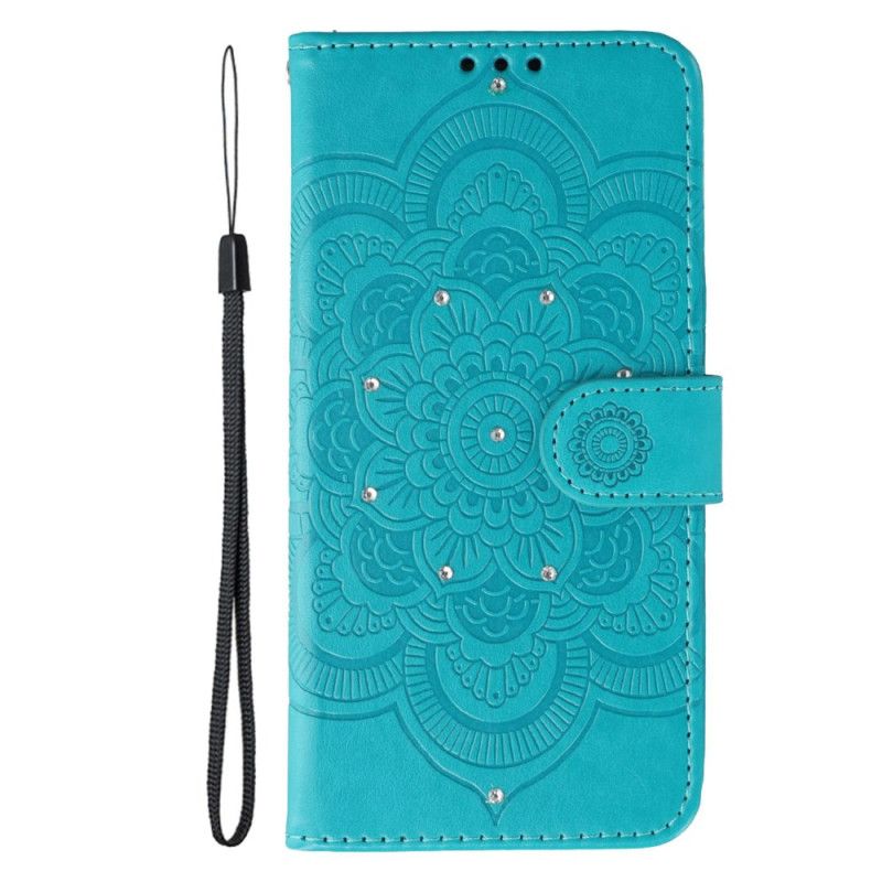 Läderskal Fodral Xiaomi 17 Pro Max Mandala Och Strass