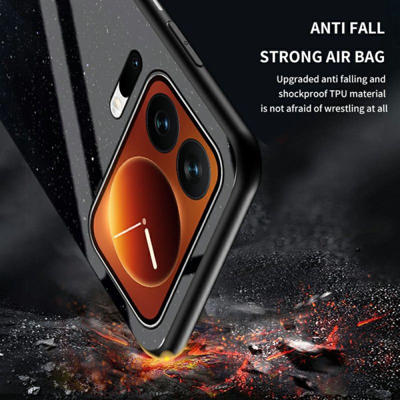 Skal För Xiaomi 17 Pro Max Himmelsblått Härdat Glas