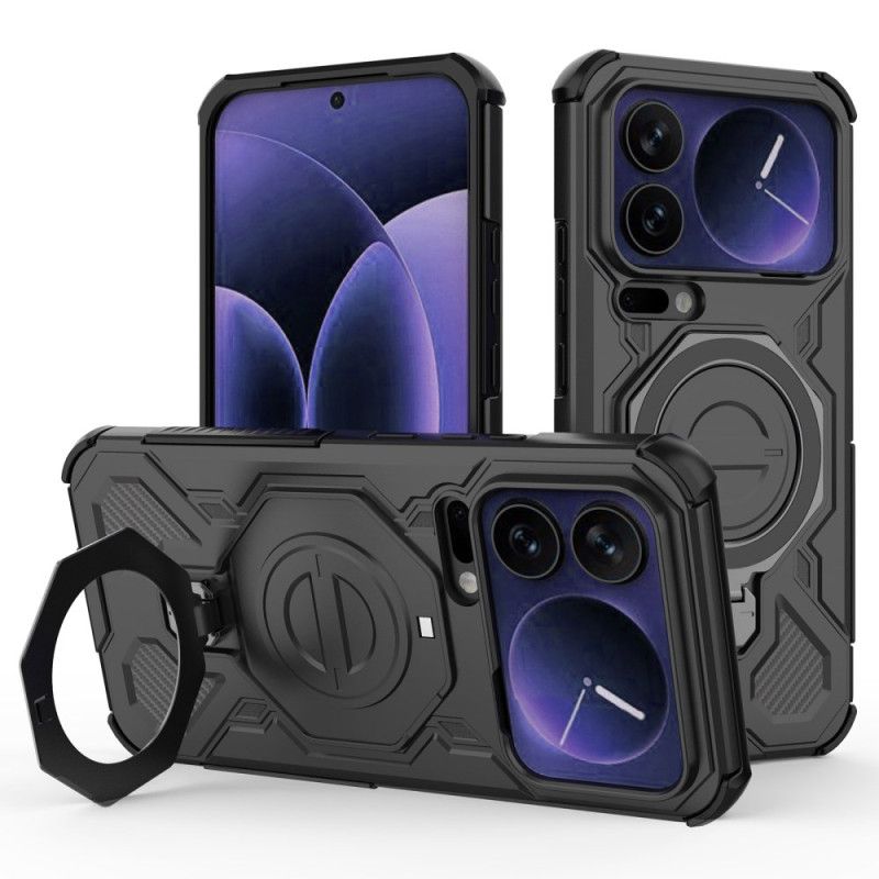 Skal För Xiaomi 17 Pro Max Magnetisk Med Roterande Stativ