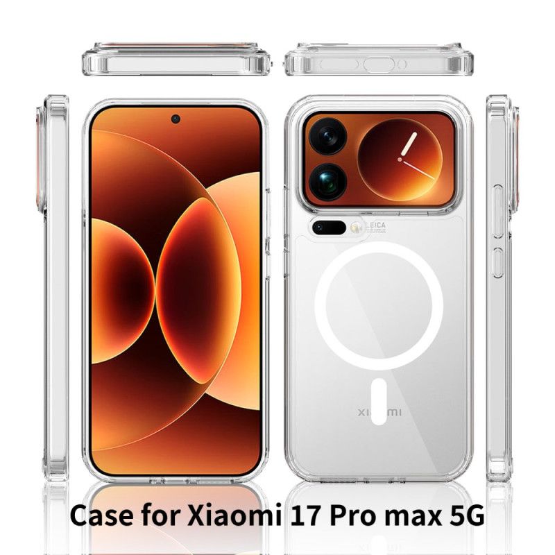 Skal Xiaomi 17 Pro Max Hybrid Transparent Magnetiskt