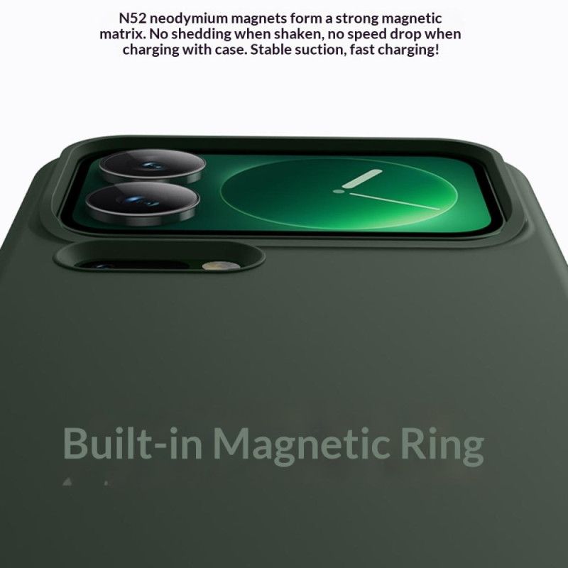 Skal Xiaomi 17 Pro Max Magnetisk Flytande Silikon