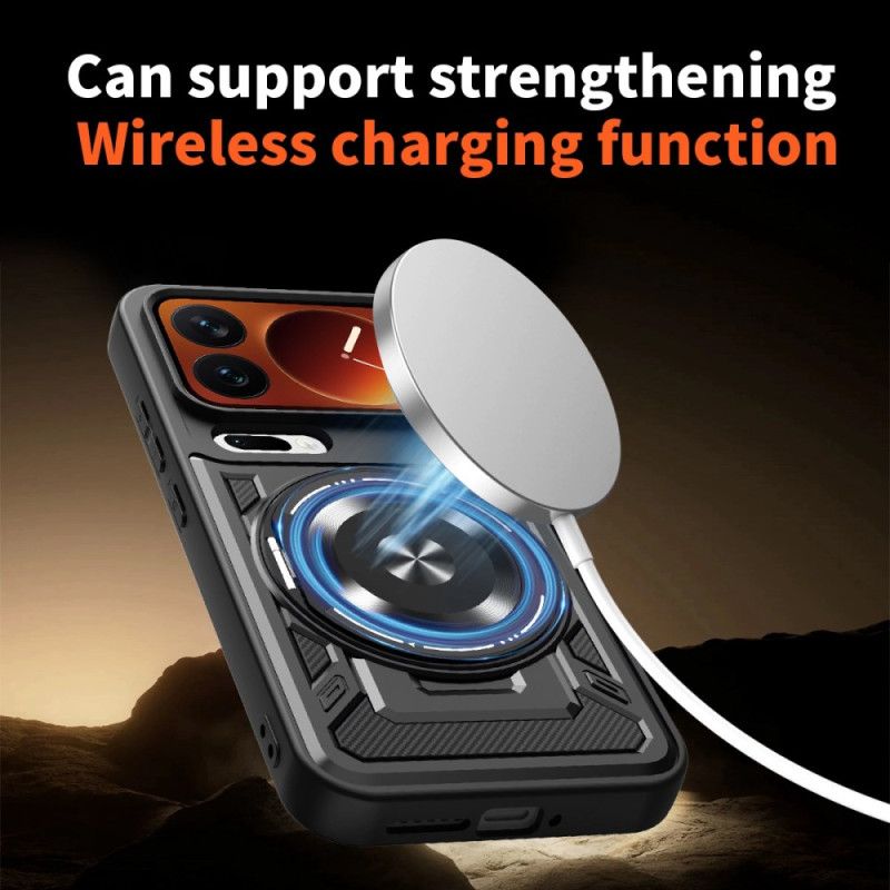 Skal Xiaomi 17 Pro Max Magnetisk Med Roterande Stativ