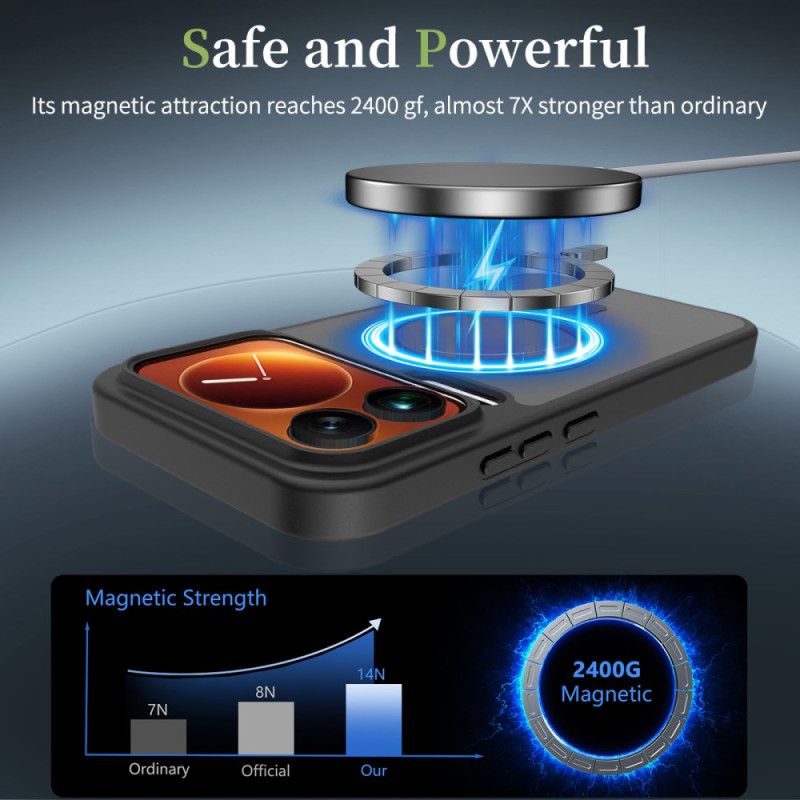 Skal Xiaomi 17 Pro Max Telefonfodral Frostat Hybrid Magnetiskt