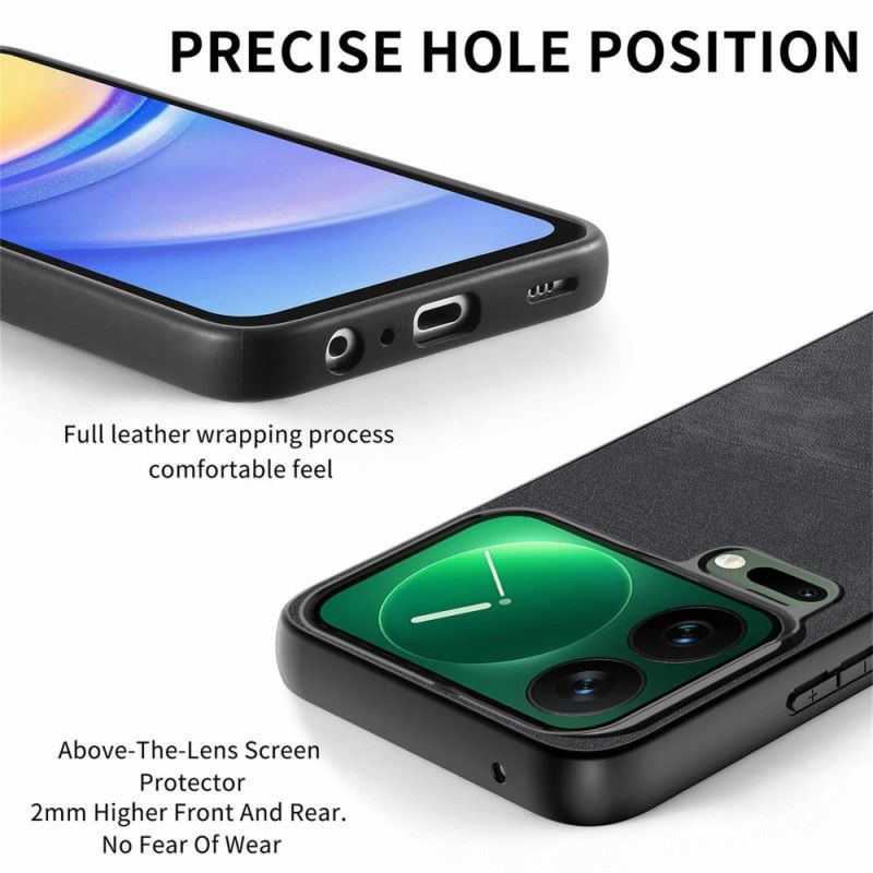 Skal Xiaomi 17 Pro Max Telefonfodral Stötsäker Tunn Lädereffekt