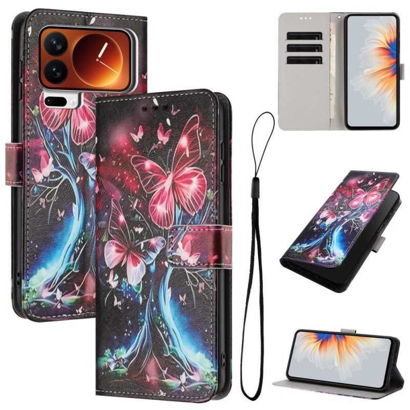 Skyddsfodral Xiaomi 17 Pro Max Fjärilsträd