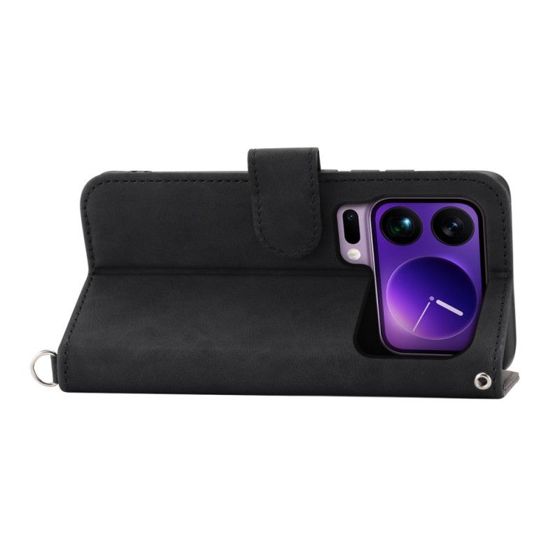 Skyddsfodral Xiaomi 17 Pro Max Spets Med Rem Och Axelrem