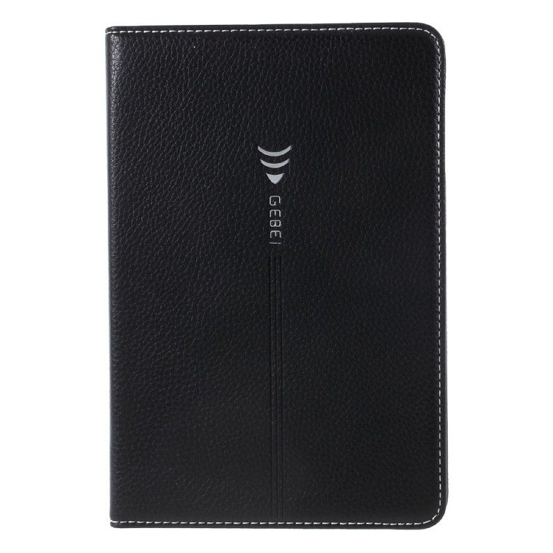 Folio-fodral iPad Mini 4 Svart Gebei Imiterat Litchiläder
