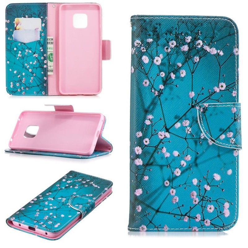 Läderskal Huawei Mate 20 Pro Blommande Träd