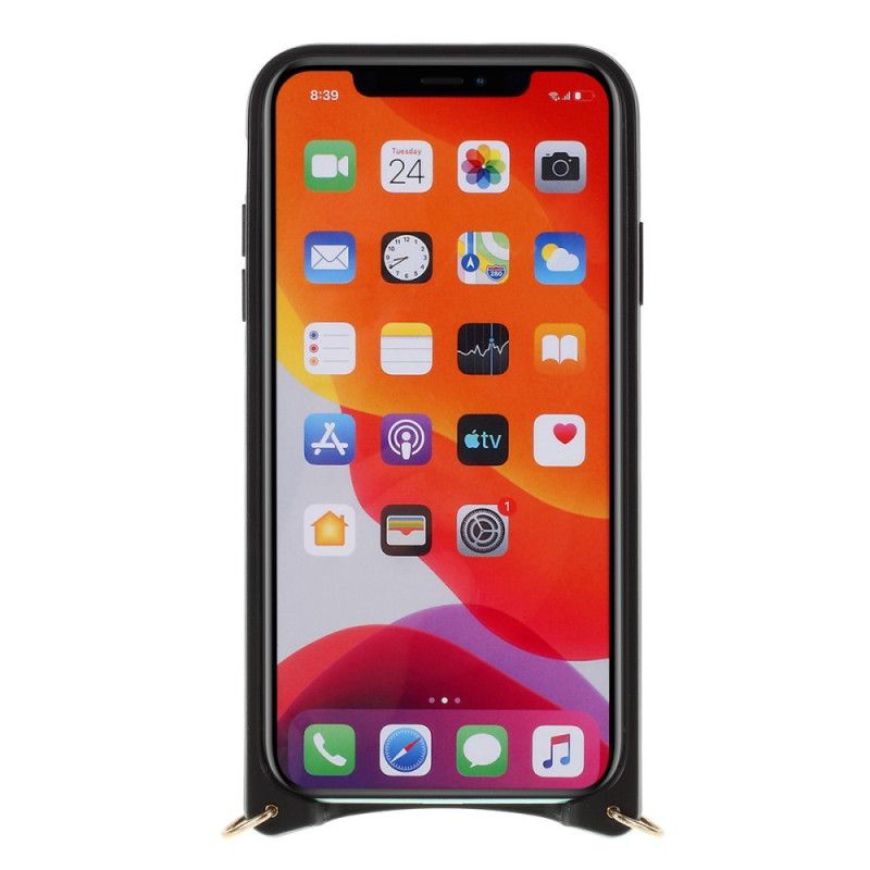 Iphone 11 Pro Max-Fodral Med Mutural Kedja