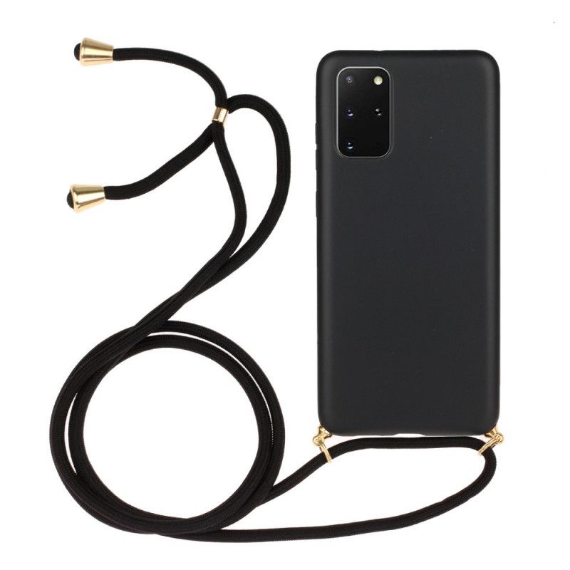 Samsung Galaxy S20 Plus / S20 Plus 5G Silikonfodral Med Färgad Sladd