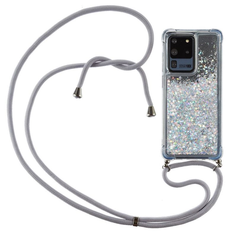 Samsung Galaxy S20 Ultra Glitter Skal Med Sladd