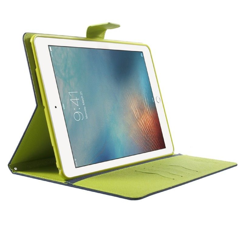 Läderskal iPad Pro 10.5" Svart Tvåfärgat Kvicksilver