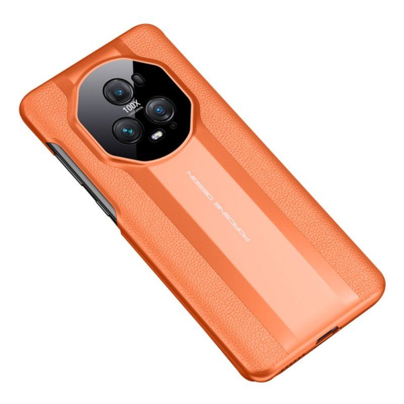 Mobilskal Honor Magic 5 Pro Elegans I Äkta Läder