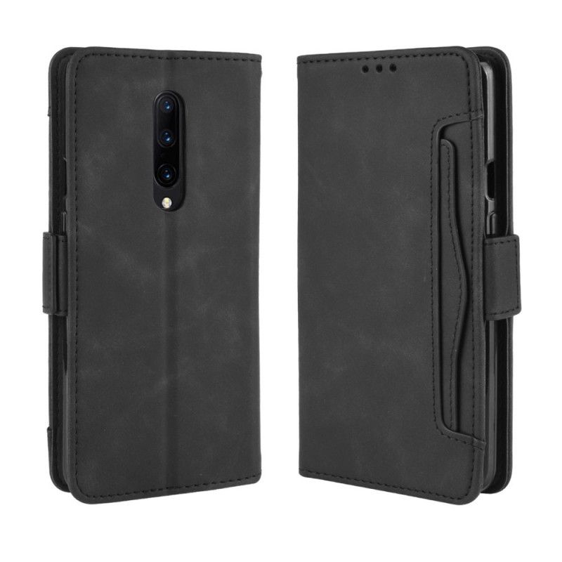 Fodral OnePlus 7 Pro Svart Förstklassigt Multikort