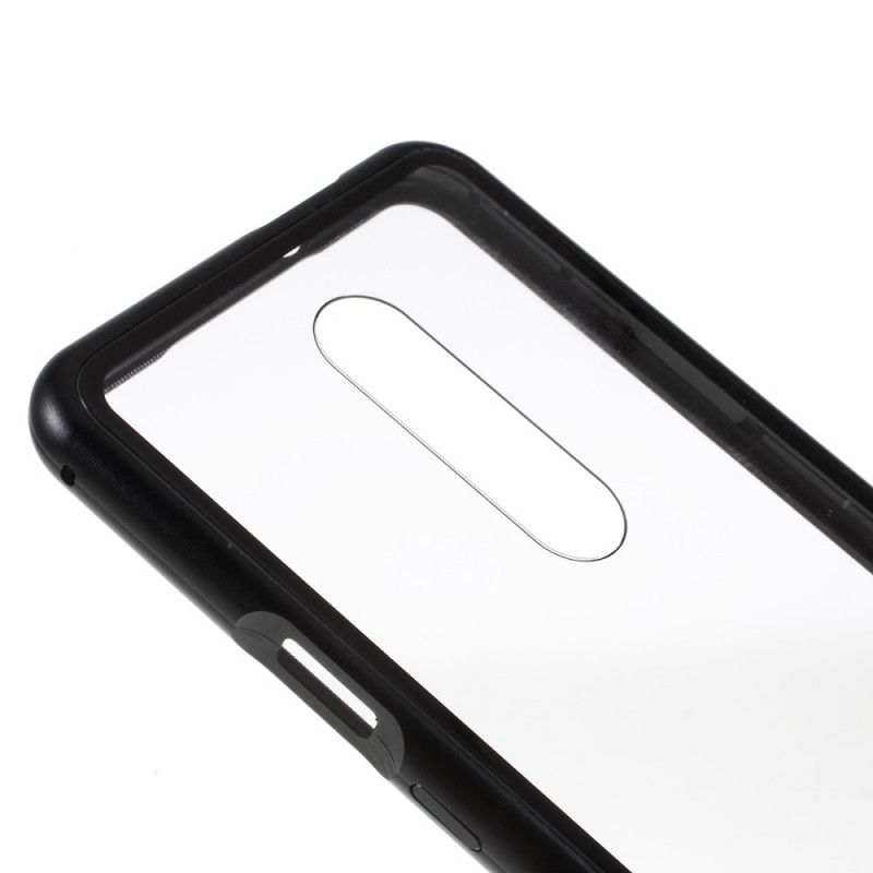Folio-fodral för OnePlus 7 Pro Svart Transparent Avtagbar