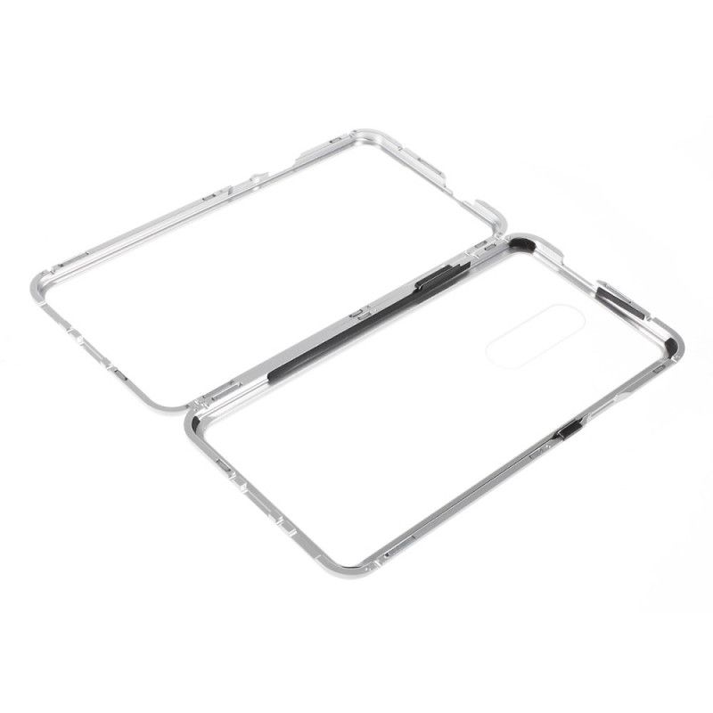 Folio-fodral för OnePlus 7 Pro Svart Transparent Avtagbar