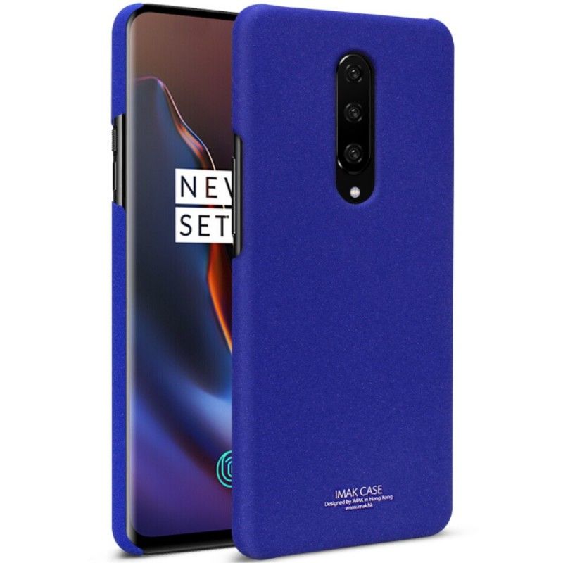 Skal OnePlus 7 Pro Mörkblå Styv Matta
