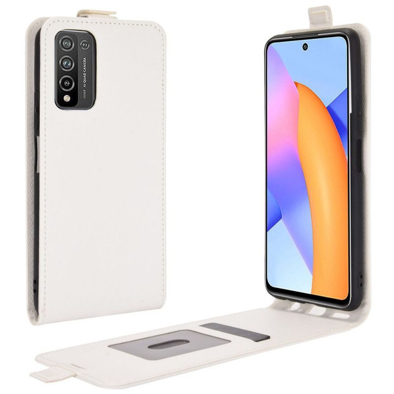 Läderfodral Honor 10X Lite Svart Mobilskal Retrovikning