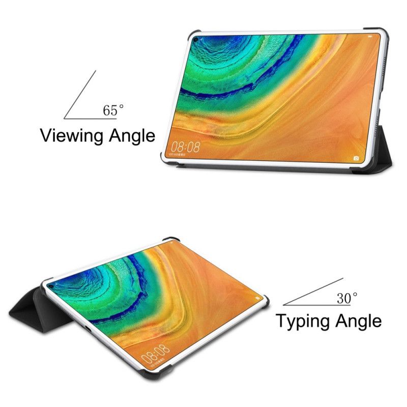 Smart Fodral Huawei MatePad Pro Svart Klassiskt Konstläder