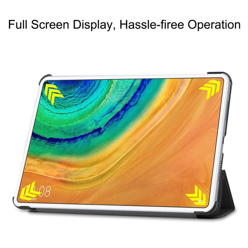 Smart Fodral Huawei MatePad Pro Svart Klassiskt Konstläder